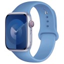 Silikonrem för Apple Watch Series 9 8 7 6 5 4 3 SE Ultra 2 38 mm - 40 mm - 41 mm M-L Vattentålig mjuk gummirem för bekväm användning hela 14