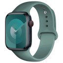 Silikonrem för Apple Watch Series 9 8 7 6 5 4 3 SE Ultra 2 49 mm – 42 – 44 – 45 mm S-M Vattentålig flexibel rem av mjuk gummi för bekväm vardagsanvändning 10