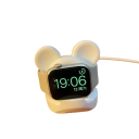 Silikonstativ til Apple Watch oplader 7 × 6,7 cm Stativ til ure holder opladning af ure 4