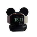 Silikonstativ til Apple Watch oplader 7 × 6,7 cm Stativ til ure holder opladning af ure 3