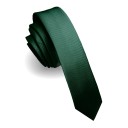 Silk Plain Tie 150 x 4 cm Elegant Men's Tie Made of High-Quality Silk Narrow Design Stylish Accessory for Weddings, Parties and Formal Events 18