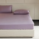 Silkkinen king size -napituslakana 198,12 × 203,2 × 30,48 cm Luonnollinen mulperisilkki Ylellinen patjan lakana Joustava 12