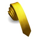 Silkkinen yksivärinen solmio 150 x 4 cm Elegantti miesten solmio korkealaatuisesta silkistä Kapea malli Tyylikäs asuste häihin 10