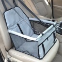 Silla de auto plegable para perros y gatos Tamaño universal con cinturón de seguridad para los asientos delanteros y traseros del coche 12