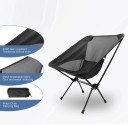 Silla de camping plegable ligera 65 x 60 x 54 cm Altura del asiento 35 cm Estructura de aluminio Tela Oxford con malla Silla portátil 3