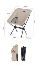 Silla de camping plegable ultraligera para exteriores 54 x 67 x 62 cm Altura del asiento 34 cm Capacidad de carga 150 kg Poliéster con malla 2