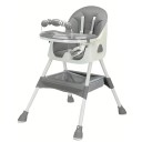Silla de comedor plegable para bebé 94x70x65 cm para niños a partir de 6 meses con alfombrilla antideslizante y soporte para juguetes Alimentación de fácil limpieza 4