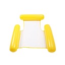 Silla mecedora acuática 133 x 100 cm PVC Colchoneta inflable con respaldo y reposabrazos Silla flotante para piscina para relajación 2
