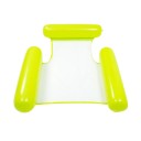 Silla mecedora acuática 133 x 100 cm PVC Colchoneta inflable con respaldo y reposabrazos Silla flotante para piscina para relajación 4