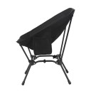 Silla plegable cuadrada de cuatro patas Tamaño universal Silla negra ligera y estable para camping Silla portátil para actividades al aire libre pesca 4