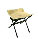 Silla plegable ligera para exteriores 33 x 32 x 32 cm Taburete de viaje portátil Aleación de aluminio Tela Oxford Capacidad de 100 kg Camping 6