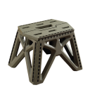 Silla portátil de plástico ligera 29 x 20 x 23,5 cm Distancia entre patas 27 x 31 cm Silla de soporte para sentarse y estar de pie Para el hogar y el exterior 10