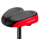 Sillín de bicicleta alargado 21 x 26 x 5,5 cm Asiento cómodo con amortiguación para bicicletas de carretera y montaña Asiento de bicicleta 2