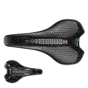 Sillín de bicicleta de carbono impreso en 3D de 24,5 x 14,3 cm, ultraligero, para bicicletas de carretera, montaña y grava, accesorios de ciclismo 5