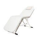 Sillón reclinable y plegable con respaldo y parte inferior ajustables 182 x 60 x 61 cm Estructura metálica y superficie de PU Para salón 1
