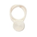 Silné magnetické spony na záclony dekorativní úvaz 45 cm polyester magnetické uchycení pro stažení závěsů a záclon 3