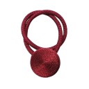 Silné magnetické spony na záclony dekorativní úvaz 45 cm polyester magnetické uchycení pro stažení závěsů a záclon 7