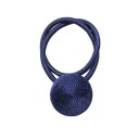 Silné magnetické spony na záclony dekorativní úvaz 45 cm polyester magnetické uchycení pro stažení závěsů a záclon 6