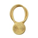 Silné magnetické spony na záclony dekorativní úvaz 45 cm polyester magnetické uchycení pro stažení závěsů a záclon 1