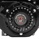 Silnik Benzynowy 4-suwowy 7,5 KM 210 ccm OHV Chłodzenie Powietrzem Ręczny i Elektryczny Start 39,9 x 25,4 x 32,8 cm Czarny Karty i Generatory 5