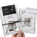 Silver Decorative Adhesive Tape with Stars for Gift Wrapping, Scrapbooking, Decoration, Notebooks, Greeting Cards, Gift Decoration and Creative 3