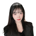 Silver Drop Crown Universal Size Striking Pointed Centre Motif with Crystals Elegant Headband Tiara 2