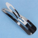 Silver Hair Clips 50 pcs J3327 6