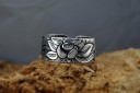 Silverring för kvinnor justerbar storlek - ORNAMENT 2