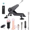 Simulador de sexo automatizado controlável através de aplicação móvel, 0–420 movimentos/min, telescópico 6 cm, conjunto com acessórios embalagem 1