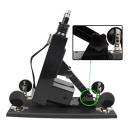 Simulador sexual automatizado con ángulo ajustable, control de velocidad y juego de 4 consoladores intercambiables. Embalaje discreto. 2