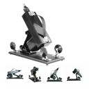 Simulador sexual automatizado con ángulo ajustable, control de velocidad y juego de 4 consoladores intercambiables. Embalaje discreto. 4