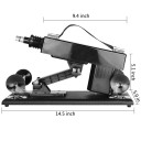 Simulador sexual automatizado con ángulo ajustable, control de velocidad y juego de 4 consoladores intercambiables. Embalaje discreto. 6