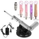 Simulator sexual cu ventuză și atașament cu bilă roz, mișcare telescopică 18x3 cm, ambalaj discret de 45 mm 1