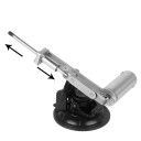 Simulatore sessuale con ventosa e accessorio rosa a pallini 18x3 cm movimento telescopico 45 mm confezione discreta 7