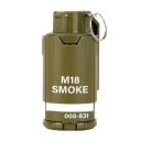 Simulerande handgranat M18 10 x 5 cm Barnens actionleksak med avtryck för gelkulor Taktisk spelrekvisita utan ammunition 1