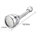 Sink Tap with 3 Modes, Filter Extension Tube and 360° Rotation, Stainless Steel, Universal Use in Kitchen and Bathroom 16.5×5.5 cm 4
