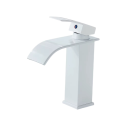 Sink Waterfall Tap 18.3 x 11 cm Glossy Finish Elegant Tap with Deck Mount Single Hole Bathroom Fitting 1