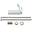 Sink Waterfall Tap 18.3 x 11 cm Glossy Finish Elegant Tap with Deck Mount Single Hole Bathroom Fitting 6