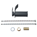 Sink Waterfall Tap 18.3 x 11 cm Matte Finish Elegant Tap with Deck Mount Single Hole Bathroom Fitting 6