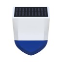 Sirena Zigbee alarm exterior 95 dB cu protecție împotriva sabotajului, alimentare solară și USB-C, baterie 18650, IPX5, alb-albastră, pentru casă 2