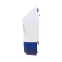 Sirena Zigbee da esterno allarme 95 dB con protezione anti-manomissione, alimentazione solare e USB-C, batteria 18650, IPX5, bianco-blu, per casa 5