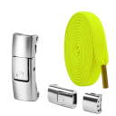Șireturi fără legare cu cataramă Șireturi elastice 100 cm Încălțăminte rapidă fără noduri Confort sportiv Potrivit pentru copii 9