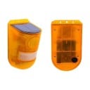 Sistem de alarmă solară cu detector de mișcare PIR, sirenă de 110 dB, LED stroboscop, 4 moduri, rezistent la apă, 12 × 7,5 × 6,9 cm 2