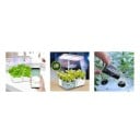 Sistem hidroponic inteligent cu WiFi și pompă automată, 14 gauri, rezervor de 5 l, lumină LED pentru creștere, alb, pentru cultivarea plantelor 7