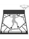 Sistema de correas con 12 accesorios para fijación a la cama, fijación sobre el colchón, 2 pares de esposas, varias posiciones BDSM, embalaje discreto 2