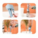 Sistema de gotejamento autoirrigável sem recipiente Ponta de irrigação com regulação de fluxo Para garrafas PET Verde ou azul Plástico ecológico 8