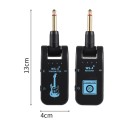 Sistema de guitarra sem fios 2.4G Transmissor e receptor para guitarra elétrica e baixo Transmissão de som rápida Cores neutras Acessórios 6