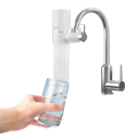 Sistema di filtrazione per rubinetto Filtratore d'acqua per rubinetto Filtrazione a 5 stadi per la purificazione dell'acqua Pulitore d'acqua per rubinetto con flusso rapido 13 x 11 x 5,5 cm 2