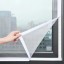 Síť do okna proti hmyzu na suchý zip 100 x 110 cm Okenní síť proti komárům Okenní síť proti hmyzu 1