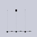 Six-Point Ceiling Light with Adjustable Suspension and Warm White Light Modern LED Chandelier with Wall Switch Lighting 10-15 m² 1